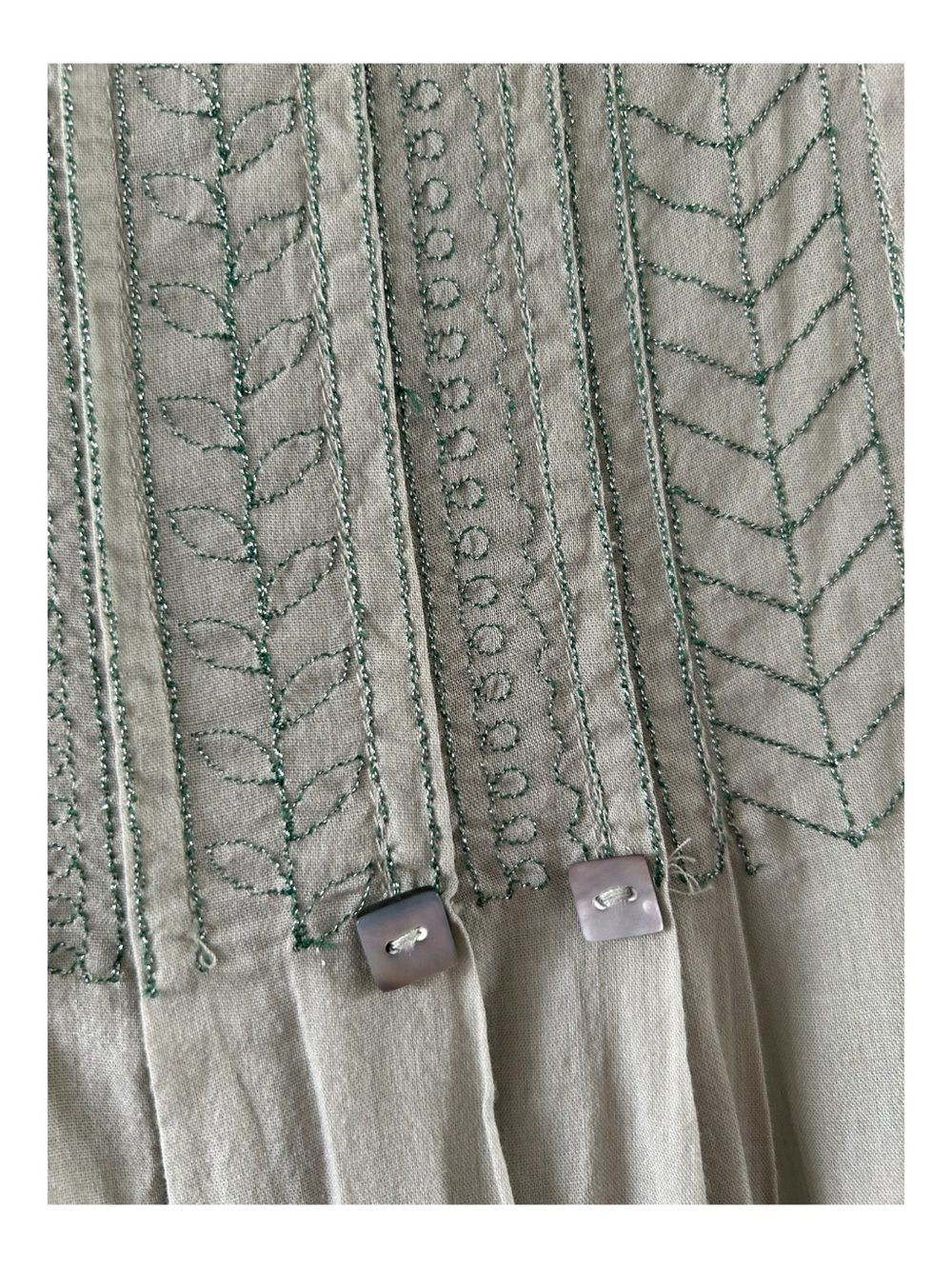 Sundance Sleeveless Pleated Midi Dress in Sage - Picture 2 of 5